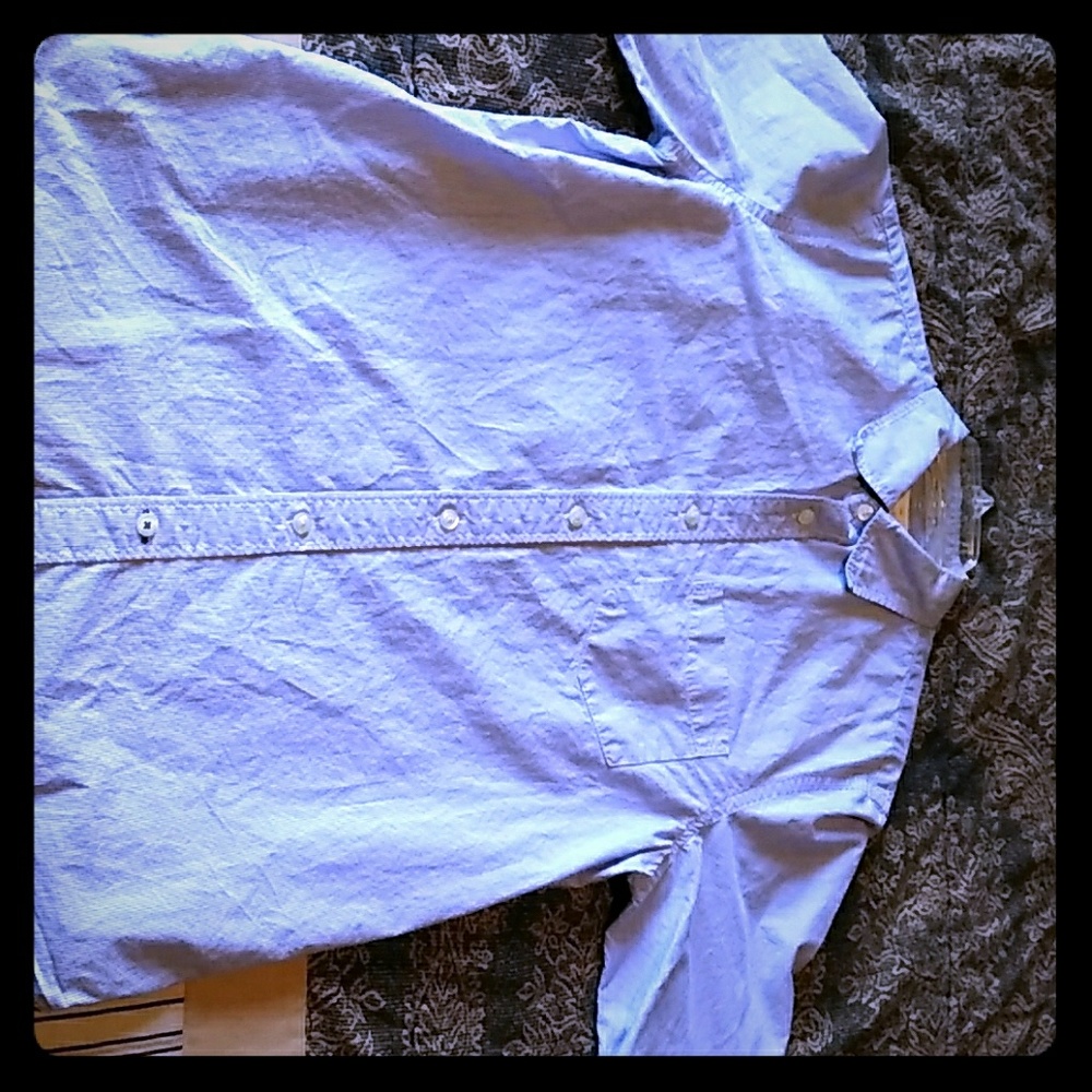 Blue dress shirt